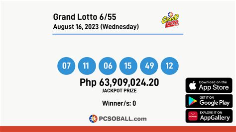 pcso lotto results grand lotto|PCSO Lotto Results Today.